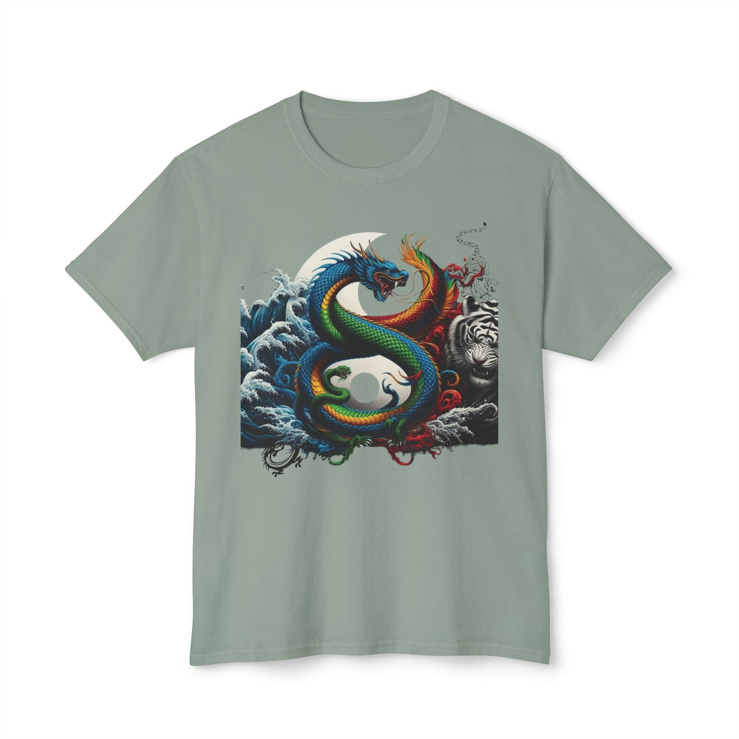 Unisex HD Cotton™ T-shirt Yin Yang Graphic Design